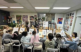 Jonge tekenlessen  (4 tot 6 jaar) Luna Nguyen Atelier (woensdag)