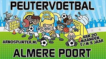 Illustratie bij Peuter & kleutervoetbal Poort 20 mnd. t/m 3 jaar)