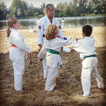 Illustratie bij Karate lessen voor kinderen