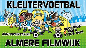 Illustratie bij Kleutervoetbal Filmwijk (Voor kids van 4 & 5 jaar)