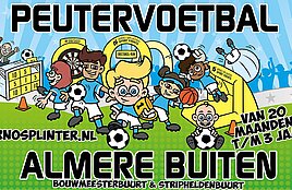 Peuter & kleutervoetbal Stripheldenbuurt (20 mnd. t/m 3 jaar)