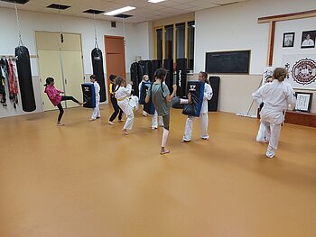 Illustratie bij Jeugd kickboxing