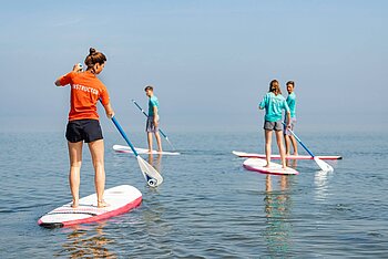 Illustratie bij Zomervakantie: Suppen en Beachgames in Noorderplassen