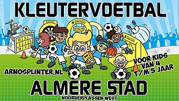 Illustratie bij Kleutervoetbal Noorderplassen (Voor kids van 4 & 5 jaar)