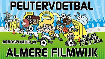 Illustratie bij Peuter & kleutervoetbal Filmwijk (20 mnd. t/m 3 jaar)