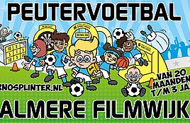 Peuter & kleutervoetbal Filmwijk (20 mnd. t/m 3 jaar)