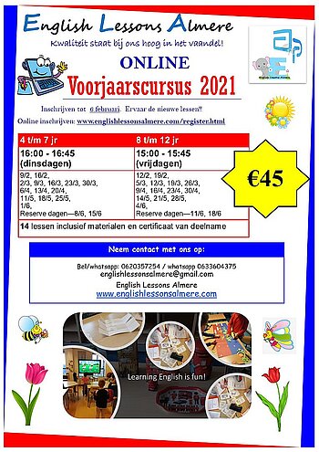 Illustratie bij Online Engels Lessons voor Kinderen