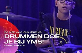 Drumles bij Your Musiqskool, dé plek voor jouw drumles!