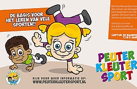 PeuterKleuterSport (20 maanden t/m 5 jaar)